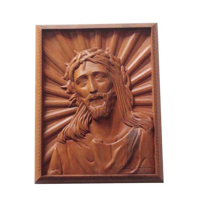 Quadro Jesus Cristo em Madeira