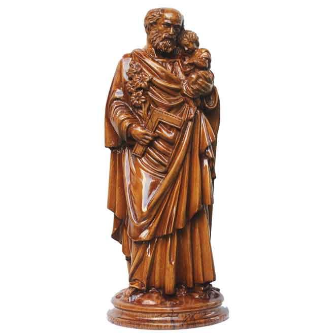 Escultura São José em madeira