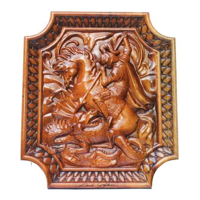 Quadro São Jorge em Madeira