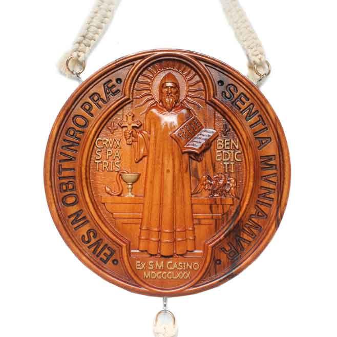 Quadro São Bento Macramé